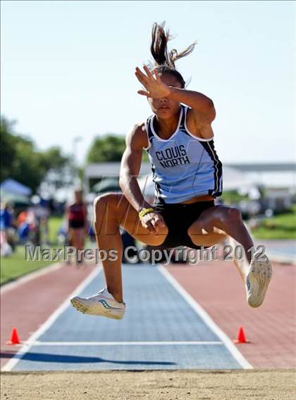Thumbnail 1 in CIF State Track & Field Championships (Girls Field Events - Finals) photogallery.
