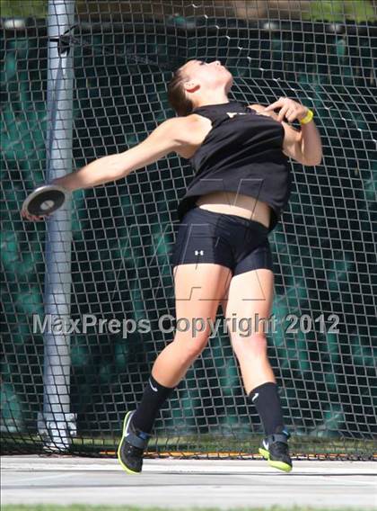 Thumbnail 2 in CIF State Track & Field Championships (Girls Field Events - Finals) photogallery.