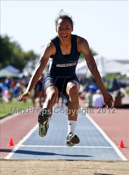 Thumbnail 2 in CIF State Track & Field Championships (Girls Field Events - Finals) photogallery.