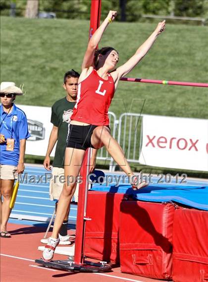 Thumbnail 2 in CIF State Track & Field Championships (Girls Field Events - Finals) photogallery.