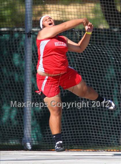 Thumbnail 1 in CIF State Track & Field Championships (Girls Field Events - Finals) photogallery.