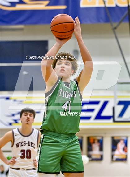 Thumbnail 3 in Yorktown vs. Wes-Del (Delaware County Tournament)  photogallery.
