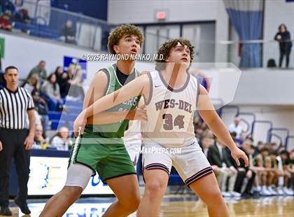Thumbnail 1 in Yorktown vs. Wes-Del (Delaware County Tournament)  photogallery.