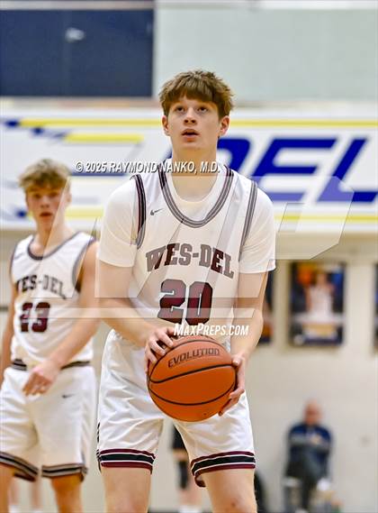 Thumbnail 1 in Yorktown vs. Wes-Del (Delaware County Tournament)  photogallery.