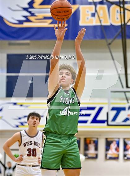 Thumbnail 1 in Yorktown vs. Wes-Del (Delaware County Tournament)  photogallery.