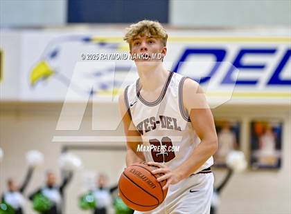 Thumbnail 1 in Yorktown vs. Wes-Del (Delaware County Tournament)  photogallery.