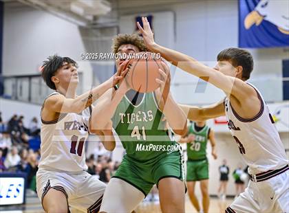 Thumbnail 1 in Yorktown vs. Wes-Del (Delaware County Tournament)  photogallery.