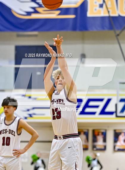 Thumbnail 2 in Yorktown vs. Wes-Del (Delaware County Tournament)  photogallery.
