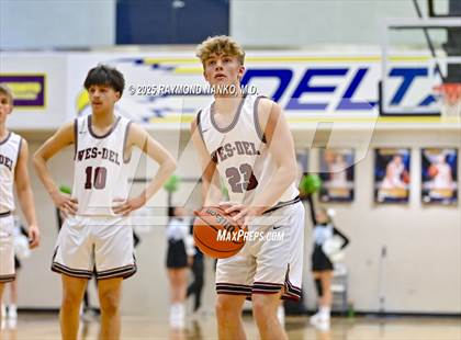 Thumbnail 1 in Yorktown vs. Wes-Del (Delaware County Tournament)  photogallery.