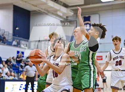 Thumbnail 2 in Yorktown vs. Wes-Del (Delaware County Tournament)  photogallery.