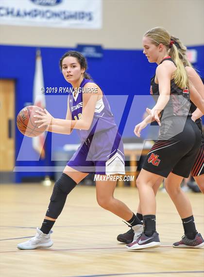 Thumbnail 1 in Saint Jeanne de Lestonnac Catholic School vs. Mesa Grande Academy photogallery.