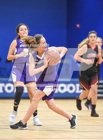 Thumbnail 2 in Saint Jeanne de Lestonnac Catholic School vs. Mesa Grande Academy photogallery.