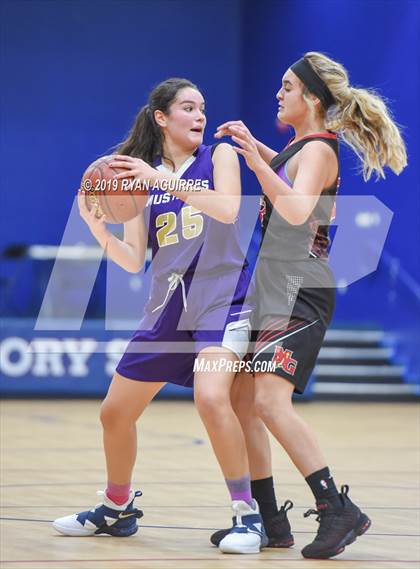 Thumbnail 2 in Saint Jeanne de Lestonnac Catholic School vs. Mesa Grande Academy photogallery.