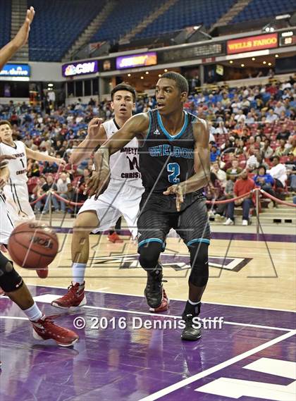 Thumbnail 3 in Sheldon vs. Modesto Christian (CIF SJS D1 Semifinal) photogallery.