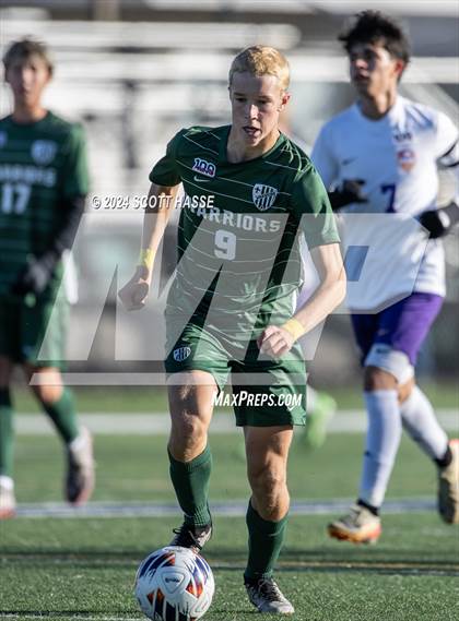 Thumbnail 2 in Muskegon Christian v Plymouth Christian (MHSAA D4 Final) photogallery.