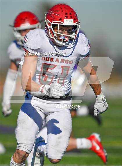 Thumbnail 1 in Durango @ Holy Family (CHSAA 3A Semifinal) photogallery.