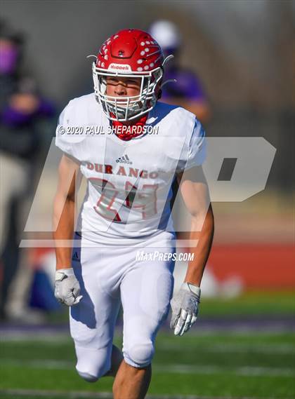 Thumbnail 1 in Durango @ Holy Family (CHSAA 3A Semifinal) photogallery.