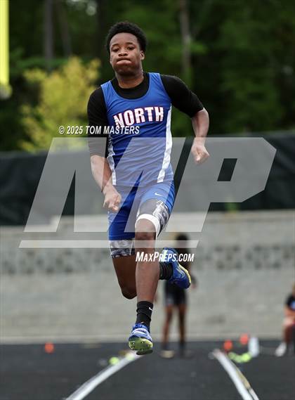 Thumbnail 3 in NCHSAA 4A West Regional (Long Jump) photogallery.