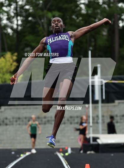 Thumbnail 3 in NCHSAA 4A West Regional (Long Jump) photogallery.