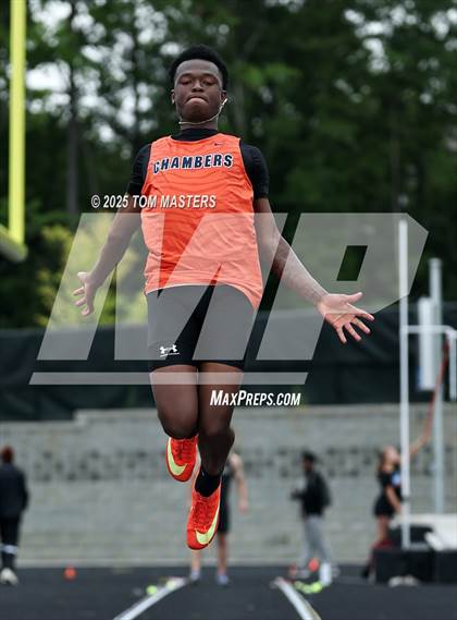 Thumbnail 3 in NCHSAA 4A West Regional (Long Jump) photogallery.