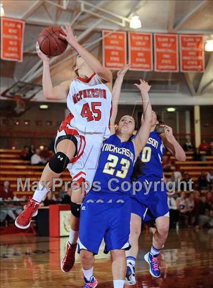Thumbnail 3 in Nickerson vs. McPherson (Substate First Round Playoff) photogallery.