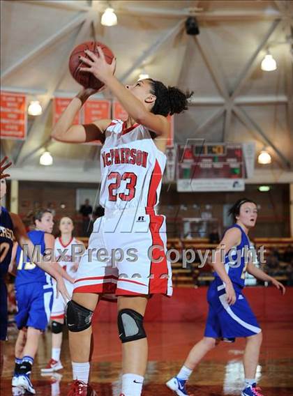Thumbnail 1 in Nickerson vs. McPherson (Substate First Round Playoff) photogallery.
