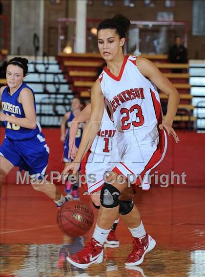 Thumbnail 1 in Nickerson vs. McPherson (Substate First Round Playoff) photogallery.