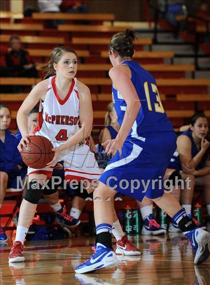 Thumbnail 3 in Nickerson vs. McPherson (Substate First Round Playoff) photogallery.