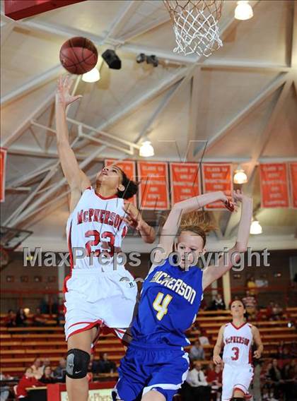 Thumbnail 1 in Nickerson vs. McPherson (Substate First Round Playoff) photogallery.
