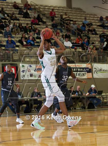 Thumbnail 1 in DeSoto vs. Shoemaker (Whataburger Basketball Tournament) photogallery.