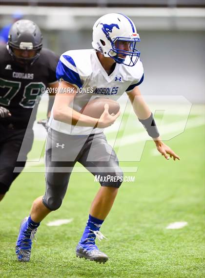 Thumbnail 1 in Needles vs. Phoenix Christian (Kick-Off Classic)  photogallery.