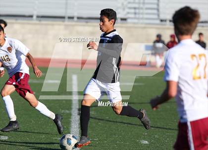 Thumbnail 2 in Salesian vs. Woodrow Wilson (24th Annual SoCal Soccer Classic) photogallery.