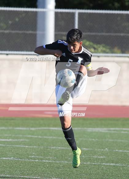 Thumbnail 2 in Salesian vs. Woodrow Wilson (24th Annual SoCal Soccer Classic) photogallery.