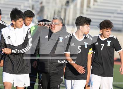 Thumbnail 2 in Salesian vs. Woodrow Wilson (24th Annual SoCal Soccer Classic) photogallery.
