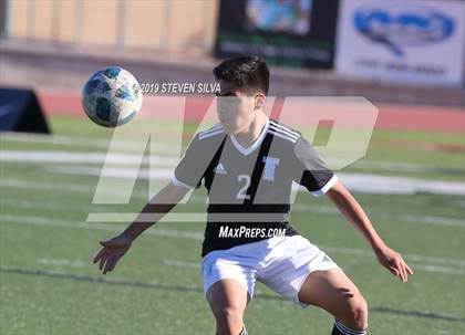 Thumbnail 2 in Salesian vs. Woodrow Wilson (24th Annual SoCal Soccer Classic) photogallery.