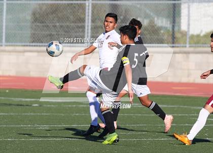 Thumbnail 3 in Salesian vs. Woodrow Wilson (24th Annual SoCal Soccer Classic) photogallery.