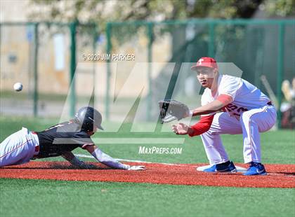 Thumbnail 3 in Manor vs. Travis (AISD Tournament) photogallery.