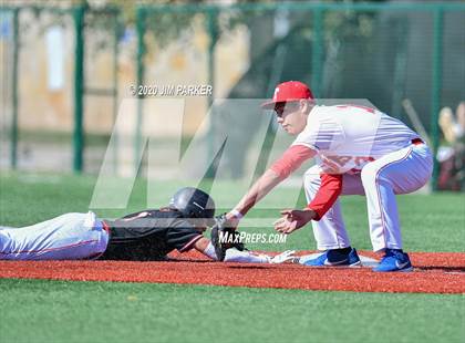 Thumbnail 2 in Manor vs. Travis (AISD Tournament) photogallery.