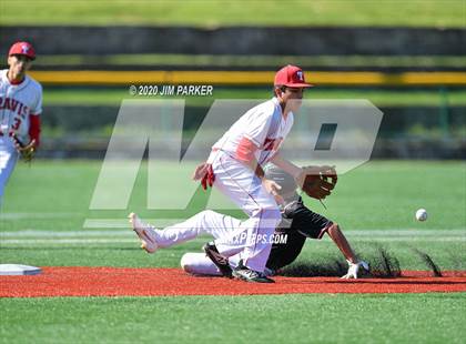 Thumbnail 3 in Manor vs. Travis (AISD Tournament) photogallery.