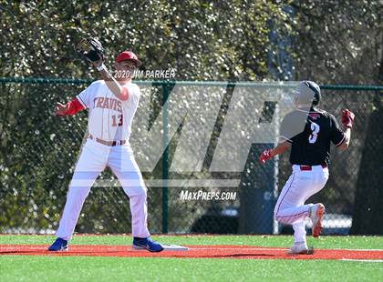 Thumbnail 1 in Manor vs. Travis (AISD Tournament) photogallery.