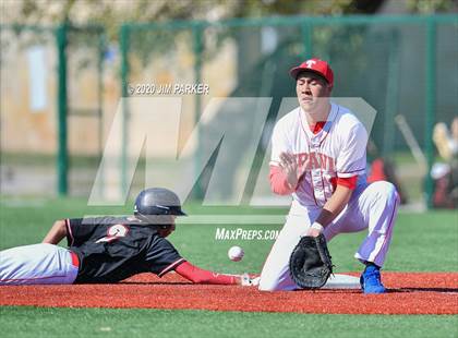 Thumbnail 3 in Manor vs. Travis (AISD Tournament) photogallery.