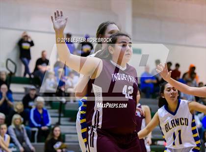 Thumbnail 2 in Industrial vs. Blanco (UIL 3A Area Playoffs) photogallery.
