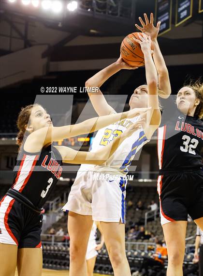 Thumbnail 1 in Ludlow vs Newport Central Catholic (9th region quarterfinals) photogallery.