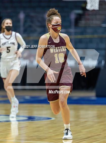 Thumbnail 1 in Portland vs. Western (MHSAA D2 Semifinal) photogallery.