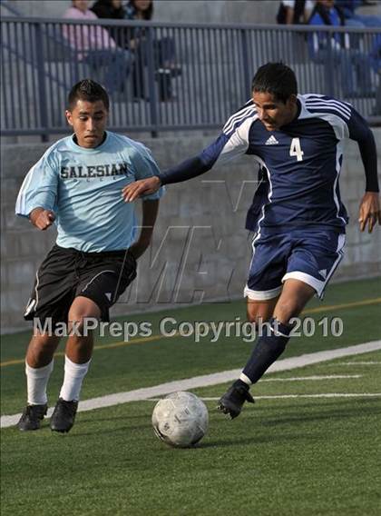 Thumbnail 2 in Baldwin Park @ Salesian (CIF SS Playoffs) photogallery.