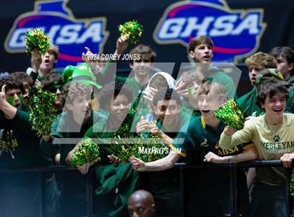 Thumbnail 3 in Wesleyan vs Hebron Christian (GHSA 3A State Championship) photogallery.