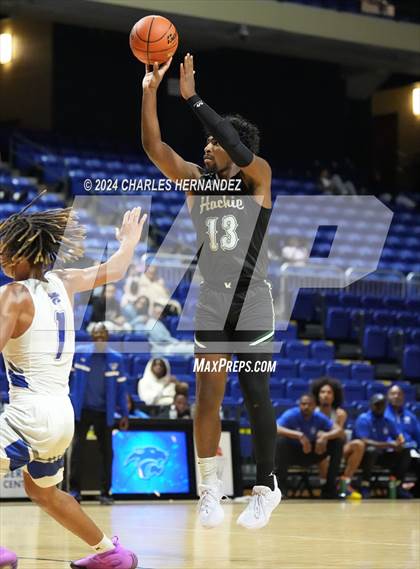 Thumbnail 2 in Waxahachie vs. King (Cy-Hoops Invitational) photogallery.