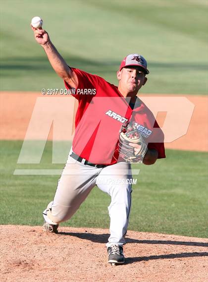 Thumbnail 3 in Arrowhead Christian vs. Faith Baptist (CIF SS Division 7 Final) photogallery.