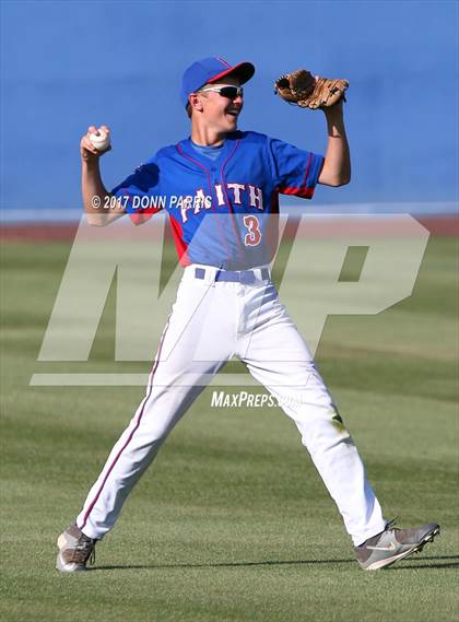 Thumbnail 2 in Arrowhead Christian vs. Faith Baptist (CIF SS Division 7 Final) photogallery.