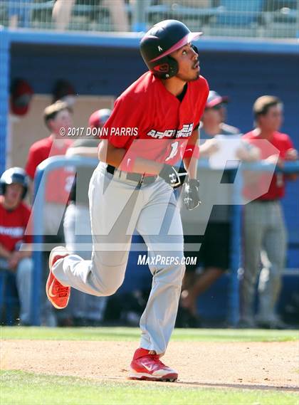 Thumbnail 2 in Arrowhead Christian vs. Faith Baptist (CIF SS Division 7 Final) photogallery.